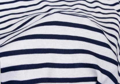 Jean Paul GAULTIER HOMME Marine Stripe T-Shirt Blue Size L