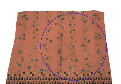 Jean Paul GAULTIER Ethnic Gold Scarf Pink