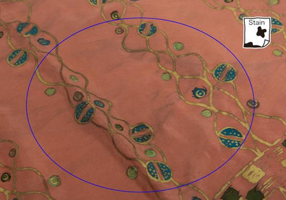 Jean Paul GAULTIER Ethnic Gold Scarf Pink