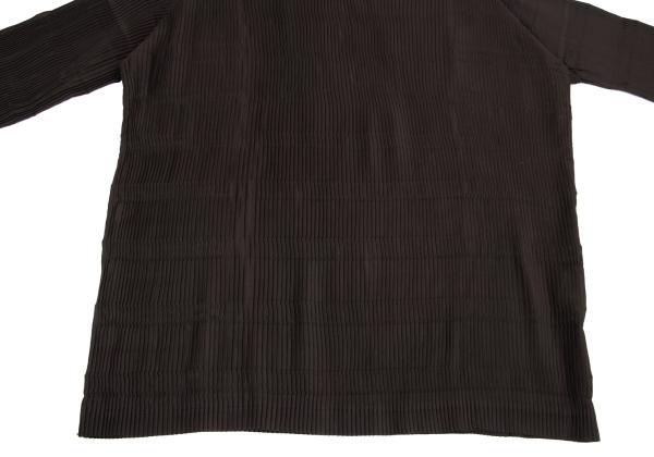 ISSEY MIYAKE WHITE LABEL Zigzag Pleat High Top Brown Size 3