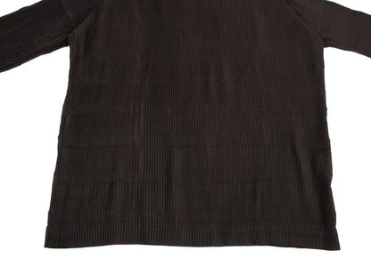 ISSEY MIYAKE WHITE LABEL Zigzag Pleat High Top Brown Size 3