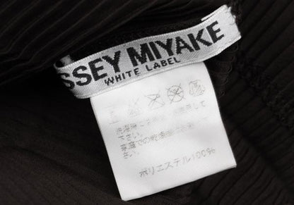 ISSEY MIYAKE WHITE LABEL Zigzag Pleat High Top Brown Size 3