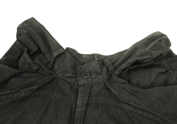 FINAL HOME Garment Dyed Cotton Shirring Pants Brown Size S
