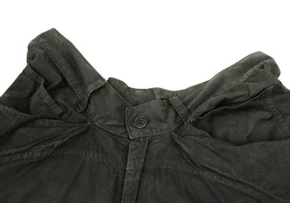 FINAL HOME Garment Dyed Cotton Shirring Pants Brown Size S