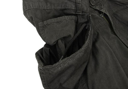 FINAL HOME Garment Dyed Cotton Shirring Pants Brown Size S