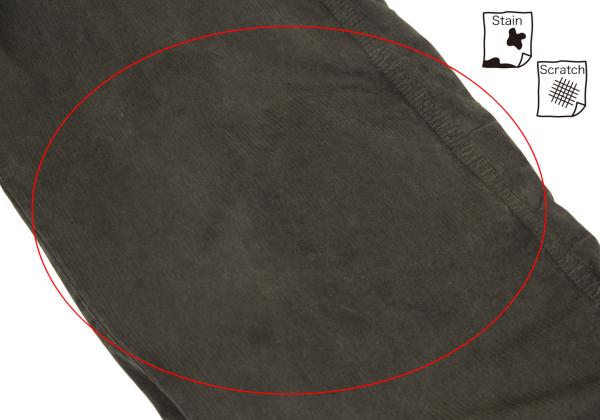 FINAL HOME Garment Dyed Cotton Shirring Pants Brown Size S
