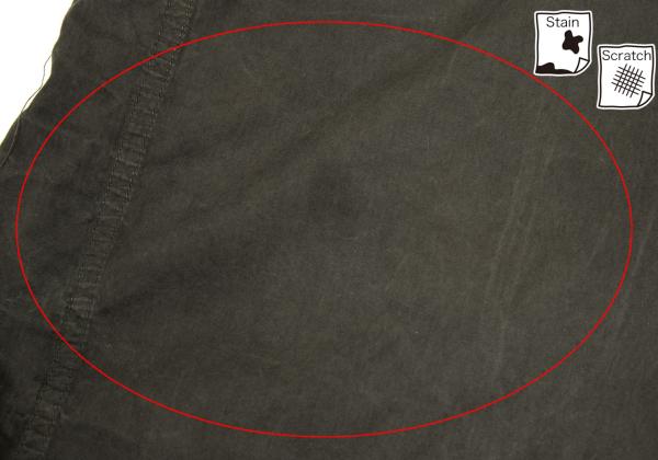 FINAL HOME Garment Dyed Cotton Shirring Pants Brown Size S