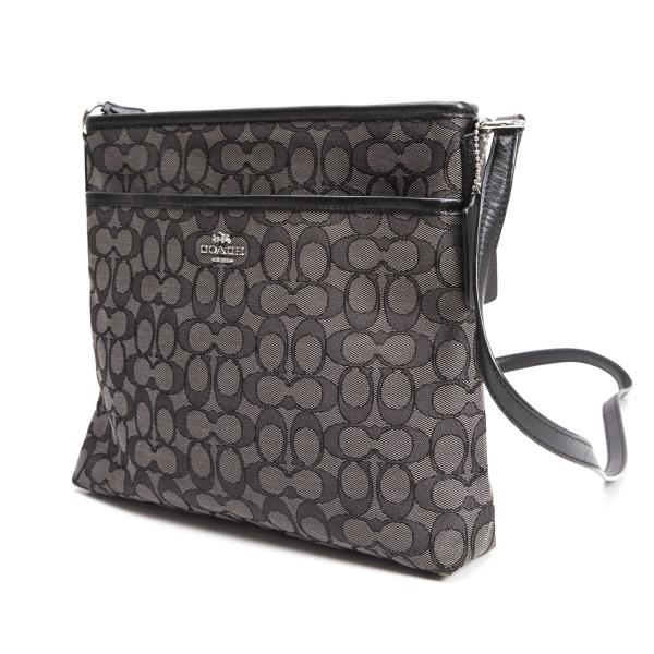 COACH Signature Jacquard Canvas Bag Gray