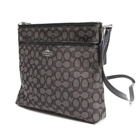COACH Signature Jacquard Canvas Bag Gray