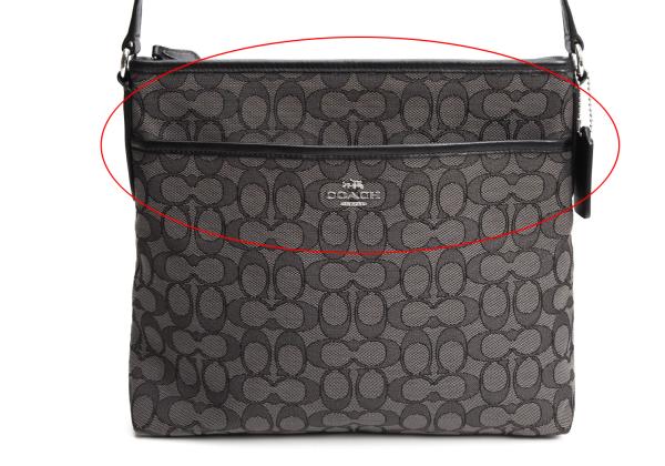 COACH Signature Jacquard Canvas Bag Gray