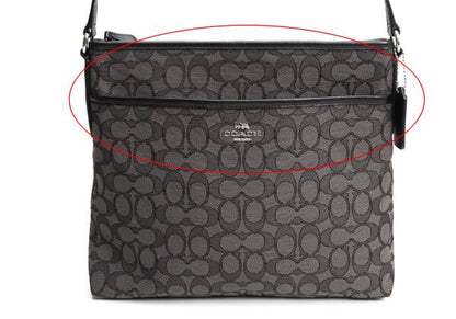 COACH Signature Jacquard Canvas Bag Gray