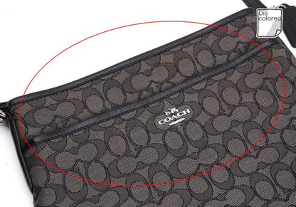 COACH Signature Jacquard Canvas Bag Gray