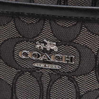 COACH Signature Jacquard Canvas Bag Gray