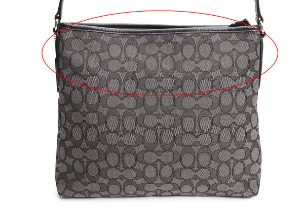 COACH Signature Jacquard Canvas Bag Gray