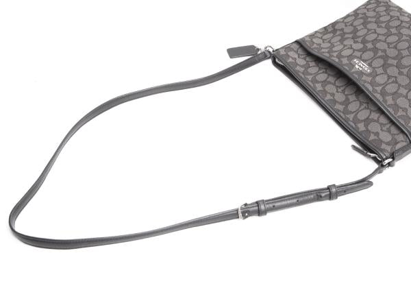 COACH Signature Jacquard Canvas Bag Gray