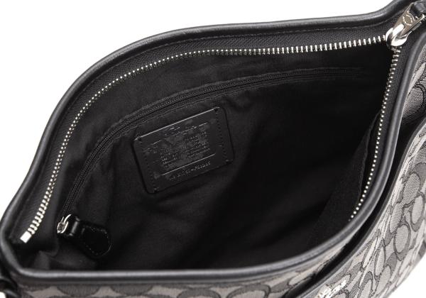 COACH Signature Jacquard Canvas Bag Gray