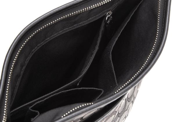 COACH Signature Jacquard Canvas Bag Gray