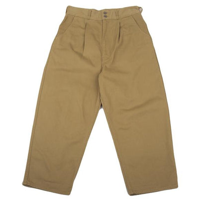 COMME des GARCONS HOMME Cotton Twill Pants Beige Size S