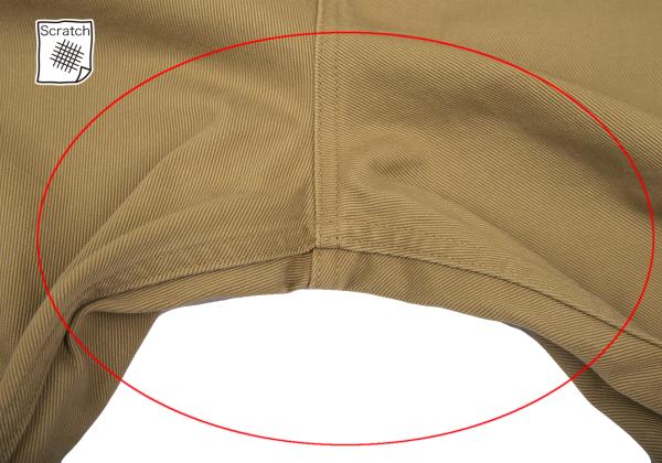 COMME des GARCONS HOMME Cotton Twill Pants Beige Size S