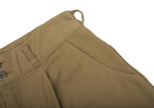COMME des GARCONS HOMME Cotton Twill Pants Beige Size S