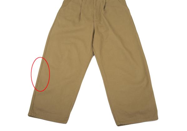 COMME des GARCONS HOMME Cotton Twill Pants Beige Size S
