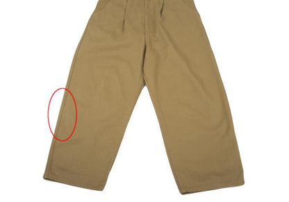 COMME des GARCONS HOMME Cotton Twill Pants Beige Size S