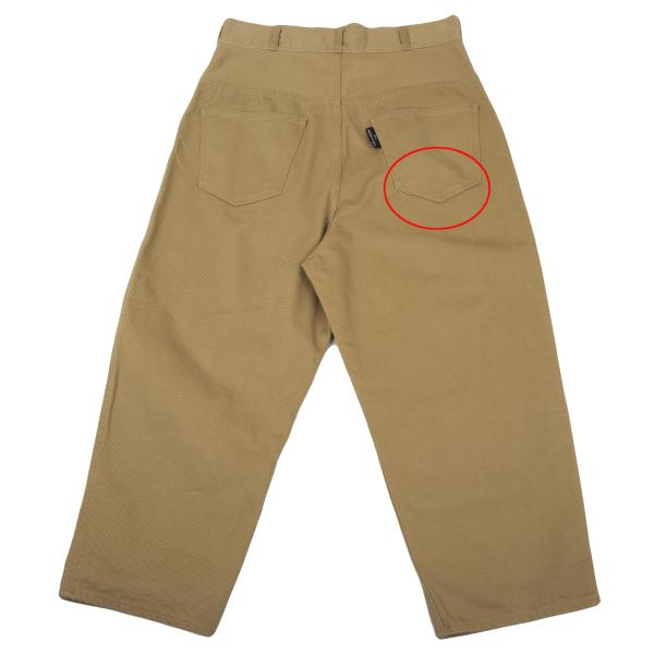 COMME des GARCONS HOMME Cotton Twill Pants Beige Size S