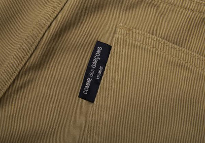 COMME des GARCONS HOMME Cotton Twill Pants Beige Size S