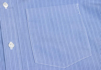 COMME des GARCONS HOMME PLUS Cotton Stripe Shirt Blue Size M