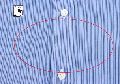 COMME des GARCONS HOMME PLUS Cotton Stripe Shirt Blue Size M