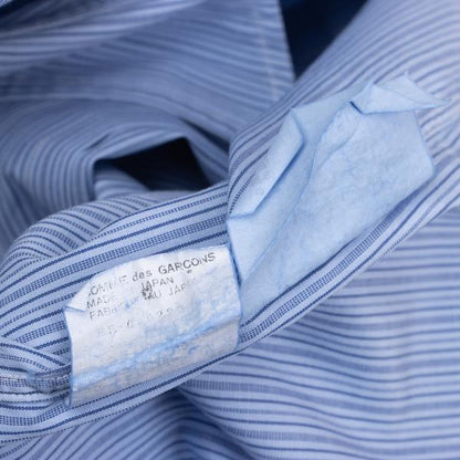 COMME des GARCONS HOMME PLUS Cotton Stripe Shirt Blue Size M
