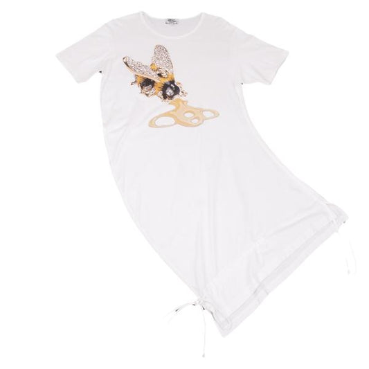 Vivienne Westwood MAN Honeybee Print T-Shirt White Size 44