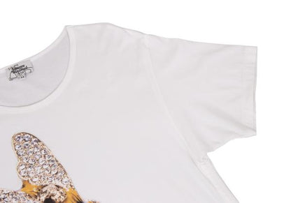 Vivienne Westwood MAN Honeybee Print T-Shirt White Size 44
