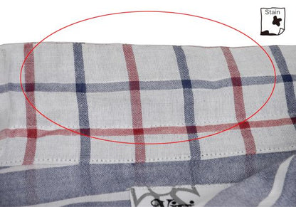 Vivienne Westwood MAN Cotton Check Drape Light Gray Shirt Size 44