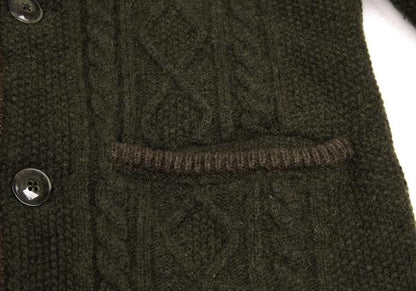 BURBERRY BLACK LABEL Quilted Hooded Jacket Green Size 3