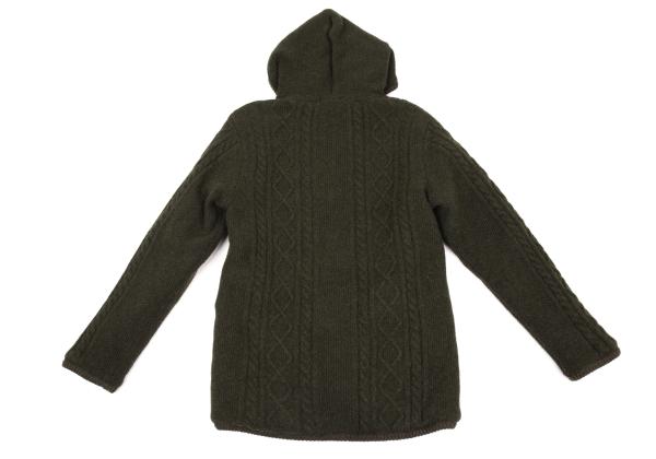 BURBERRY BLACK LABEL Quilted Hooded Jacket Green Size 3