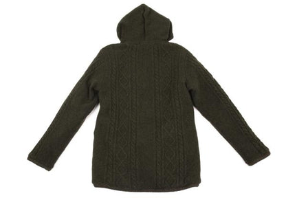 BURBERRY BLACK LABEL Quilted Hooded Jacket Green Size 3