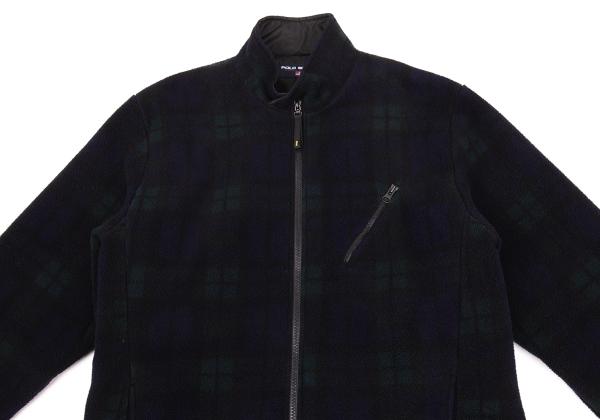 POLO SPORT RALPH LAUREN Black Watch Fleece Jacket Size LL