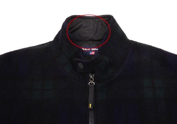 POLO SPORT RALPH LAUREN Black Watch Fleece Jacket Size LL