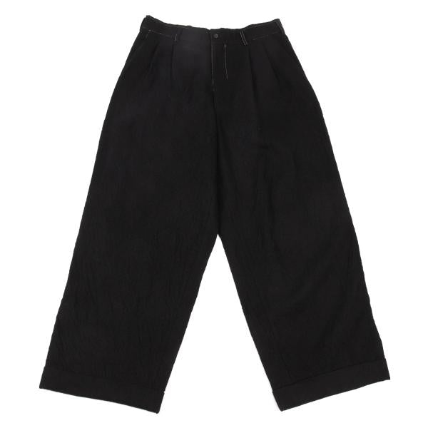 COMME des GARCONS HOMME Wool Hand-Dyed Pants Black Size M