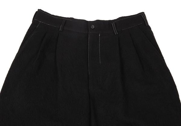 COMME des GARCONS HOMME Wool Hand-Dyed Pants Black Size M