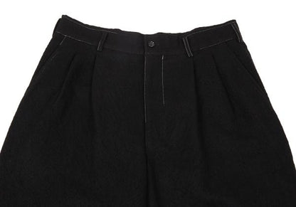 COMME des GARCONS HOMME Wool Hand-Dyed Pants Black Size M