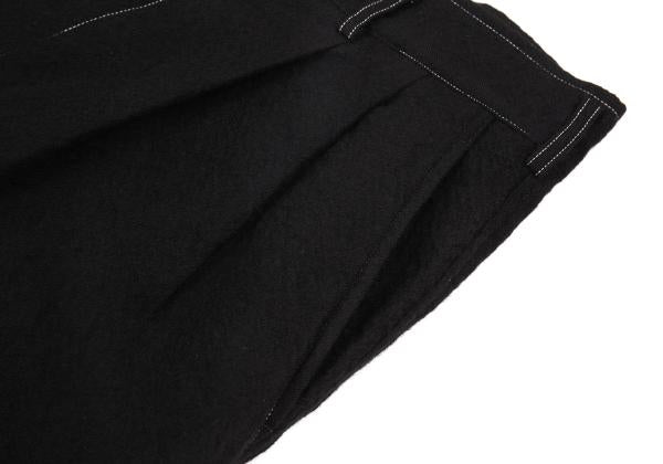 COMME des GARCONS HOMME Wool Hand-Dyed Pants Black Size M