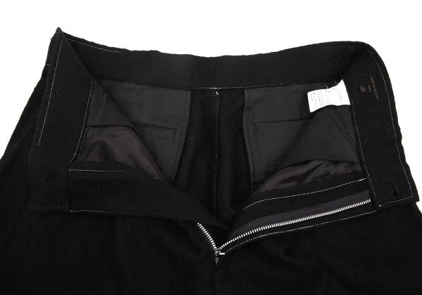 COMME des GARCONS HOMME Wool Hand-Dyed Pants Black Size M