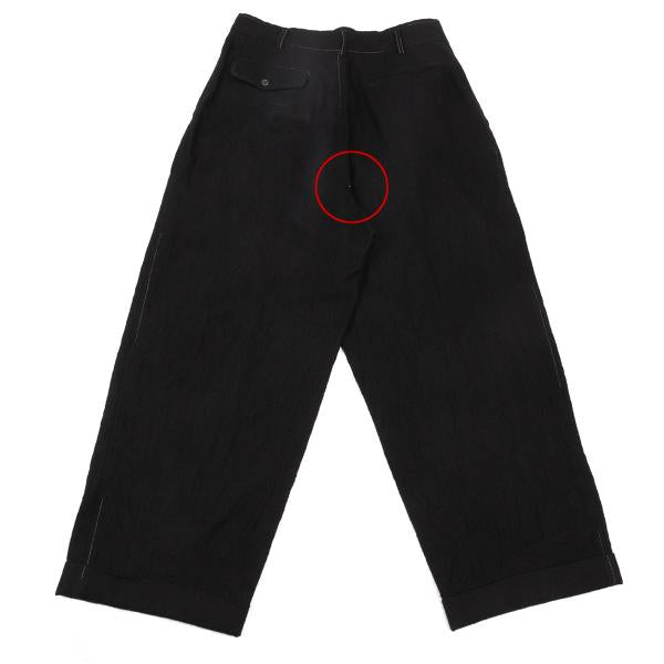 COMME des GARCONS HOMME Wool Hand-Dyed Pants Black Size M
