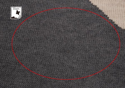COMME des GARCONS HOMME PLUS Wool Tilden Gray Beige Sweater Size M