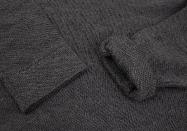 COMME des GARCONS HOMME PLUS Wool Tilden Gray Beige Sweater Size M
