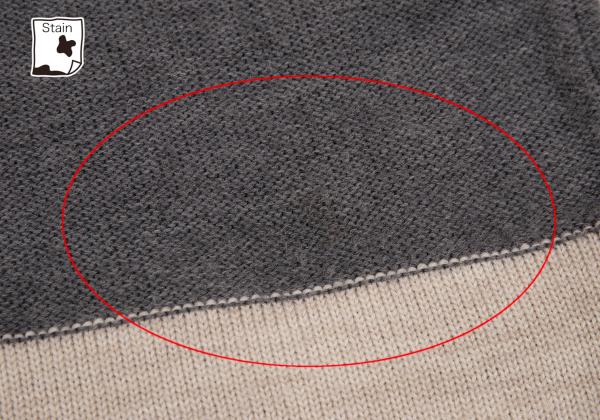 COMME des GARCONS HOMME PLUS Wool Tilden Gray Beige Sweater Size M