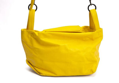 Yohji Yamamoto Leather Ring Bag Yellow