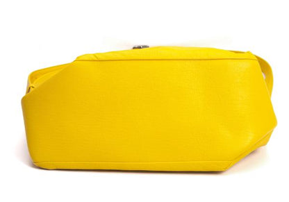 Yohji Yamamoto Leather Ring Bag Yellow
